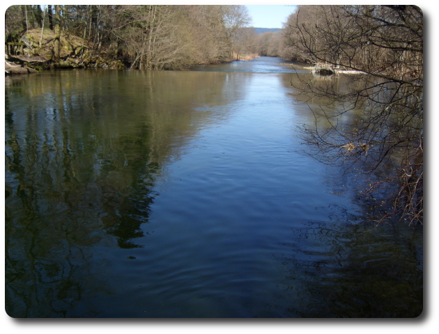 La Moselle  Hielle vers l'aval