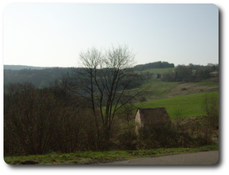 Paysage de transition entre Vge et Vosges,  Hautmantarde, 
l'ouest de Remiremont