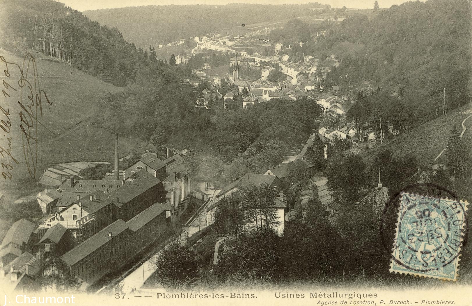 L'usine mtallurgique de Plombires vers 1905