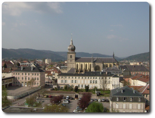 Vue de Remiremont depuis le Calvaire