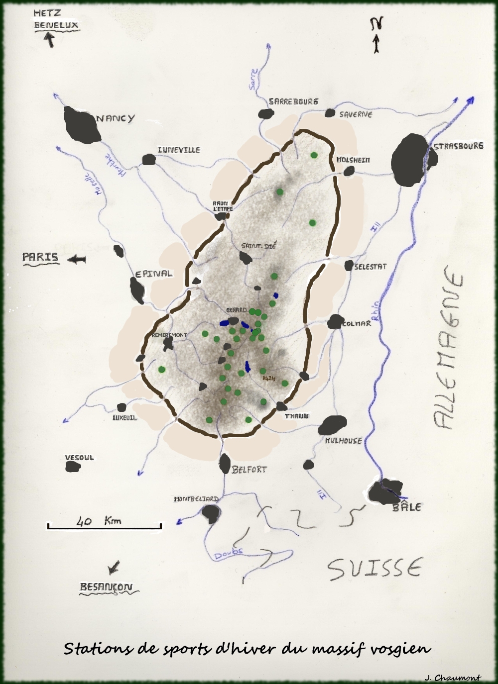 Stations de sports d'hiver du massif vosgien