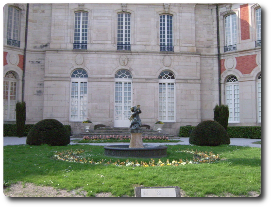 Le jardin du Palais Abbatial de Remiremont